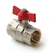 Кран шар д=15 б г/г PRO AQUA