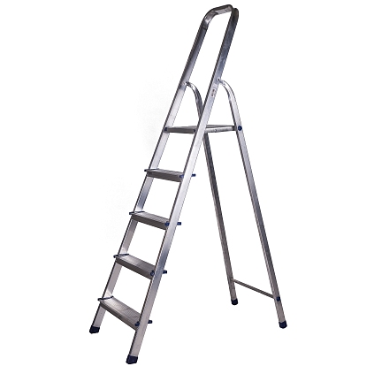 Стремянка алюминиевая 05 ступеней - №1
