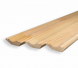 Плинтус 55 мм. фигурный 2,0м хвоя