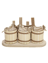 Полочка "Ведерки" под 3 масла 145*70*90 (Распродажа)