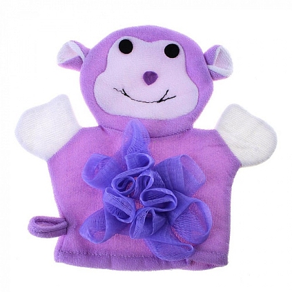 Мочалка-варежка "Обезьянка" (Распродажа) - №1