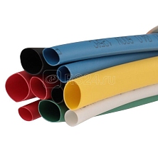 Набор трубок термоусадочных тонкостен. №1 (АВТО) разноцвет. Rexant 29-0101