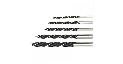 Набор витых сверл по дереву 4-10мм - №1