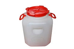 Бидон пластмассовый 50л. с навесными ручками