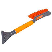 Щетка от снега и льда с эргономичной рукояткой + скребок (45 см) (ABRN017)