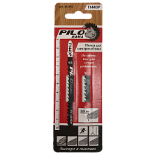 Пилки HSS 100*75мм 6з/д (древес.ДСП, фанера h=8-60мм) быстрый точный распил Т144DP 2шт