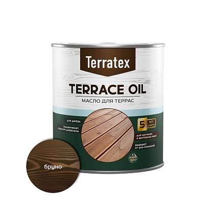 Масло для террас Terratex БРУНО 2,2л  - №1