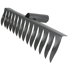 Грабли витые 16-ти зубые из рельсовой стали