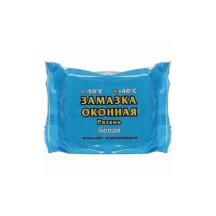 Замазка оконная белая 0,4кг - №1