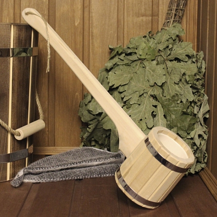 Черпак 0,3л с пластиковой вставкой - №1