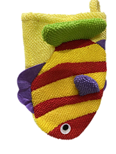 Мочалка-варежка "Рыбка" (Распродажа)