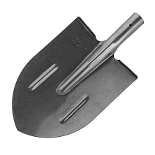 Лопата штыковая с пазами, рельсовая сталь, б/ч