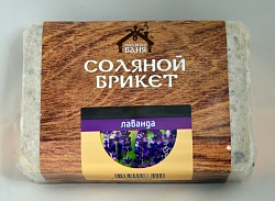 Соляной брикет "Соляная баня с Алтайскими травами "ЛАВАНДА", 1,35кг (Распродажа)