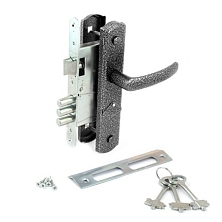 Замок врезной Avers ЗВ9-4-1-4 (серебро)