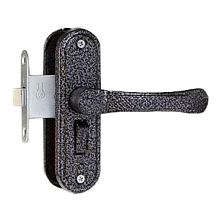 Ручка-защелка с фиксацией ЗЩ1Д-2-6 (серебро) Avers