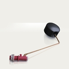 Клапан наливной для бачка бок. подв, резьба пластик, с поплавком