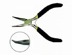 Тонкогубцы 120мм мини изогнутые