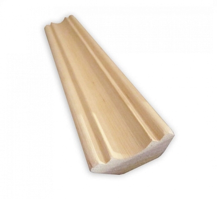 Плинтус Осина 30 мм. фигурный  - №1