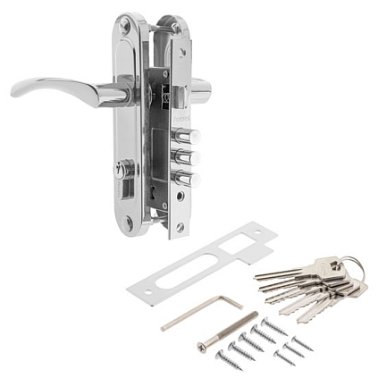 Замок врезной Avers 1023/60-СR (хром) - №1