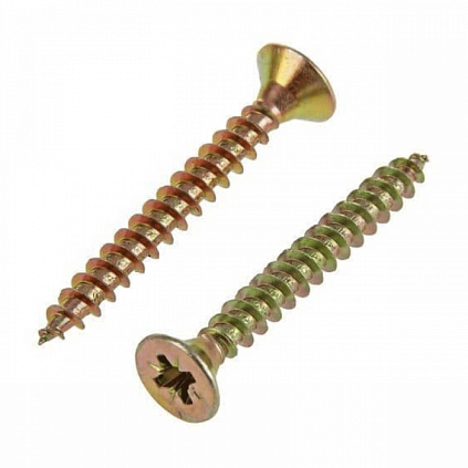 Саморез 5,0*110 пот/г желтый цинк КРУП.резьба - №1