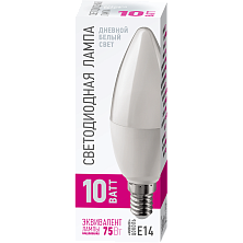 Лампа светодиодная 90 115 OLL-C37-10-230-6.5K-E14-PROMO ОНЛАЙТ 90115