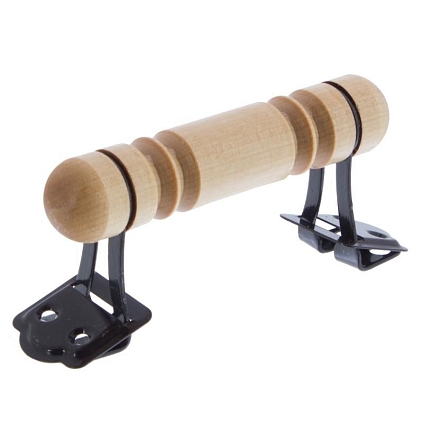 Ручка-скоба деревянная РС-100 ТР круглая (береза) - №1