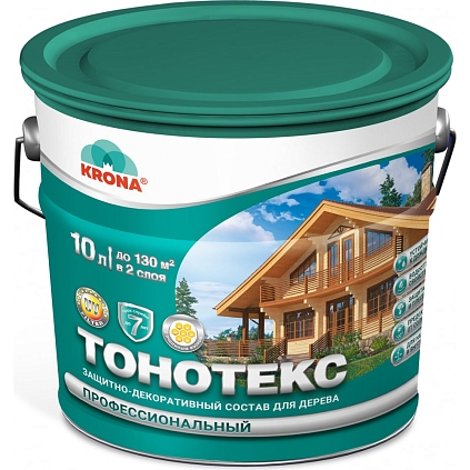 Деревозащитный состав Тонотекс ОРЕХ 10л - №1