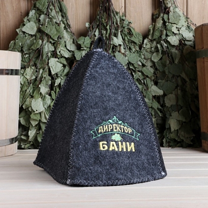 Шапка для бани "Директор Бани" - №1