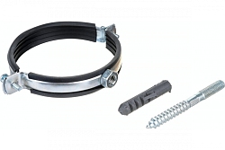 Хомут 110-115 (4*) (М10) со шпилькой-шурупом, дюбелем