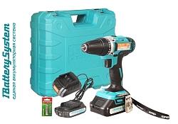 Дрель аккумуляторная Sturm! CD3618, 18В, 1BatterySystem, 31Нм, 2х2.0Ач, конусный патрон, кейс