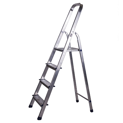 Стремянка алюминиевая 04 ступени - №1