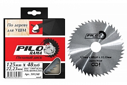 Диск пильный по дереву 125мм х 48зуб х 22/23мм Pilorama