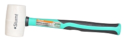 Киянка 225г. бел. резиновый боек, обрезин. рукоятка Sturm!(Распродажа)