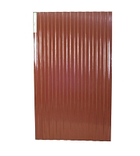 Композитный лист COMPOGLASS АЛМАЗ трапеция С-21, коричневый RAL 8017, матовый, 1,2 мм, 1051х2000 мм