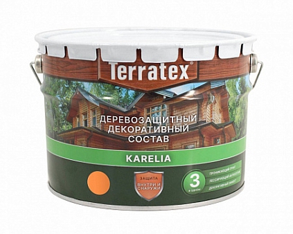 Деревозащитный состав Terratex KARELIA КАЛУЖНИЦА 3л (Распродажа) - №1