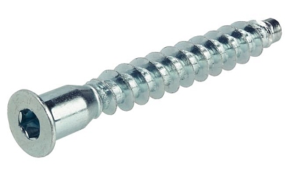 Стяжка мебельная (ВИНТ КОНФИРМАТ) 5*50 упак 20шт - №1