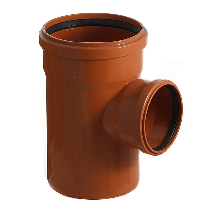 Тройник д=160/110 - 87* KZ рыж. цв. - №1