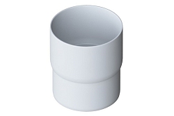 Муфта трубы ПВХ - бел.