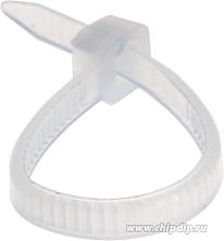 Хомут кабельный 100х2.5 нейл. бел. (уп.100шт) PROCONNECT 57-0100