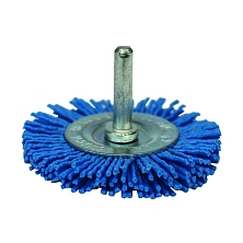 Щетка крацовка дисковая нейлон 63мм для дрели (Распродажа)