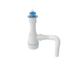 Сифон NOVA 1 1/2х40 с гибкой трубой 40х50 (1060)