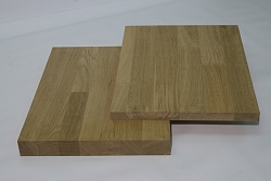 Дубовый мебельный щит, сращенный, сорт BC, 40x600x2200