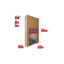 Плита минераловатная РОКВУЛ Лист звукоизоляционный 1000*600*10 (12шт, 7,2м2,0,072м3)