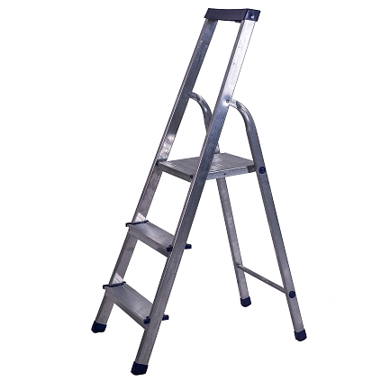 Стремянка алюминиевая с органайзером 03 ступени - №1