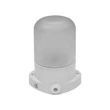 Светильник "ВЕЗУВИЙ" для сауны ("Белый", арт.400) Прямой