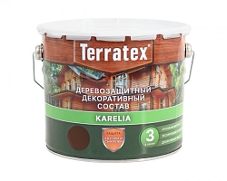 Деревозащитный состав Terratex KARELIA ВЕНГЕ 3л