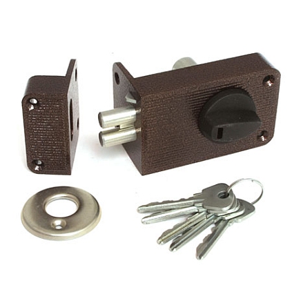 Замок накладной Зенит ЗН2-3 (медь) - №1