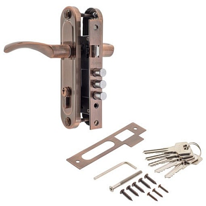 Замок врезной Avers 1023/60-AC (медь) - №1