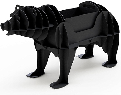 Мангал разборный "Медведь" 4мм 550*300*235мм - №1