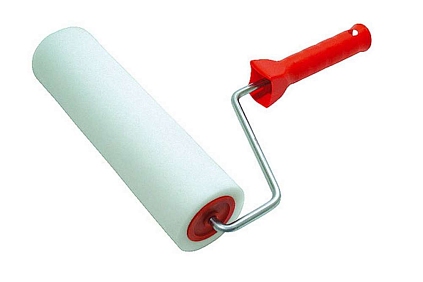 Малярный валик поролон 250мм с ручкой - №1